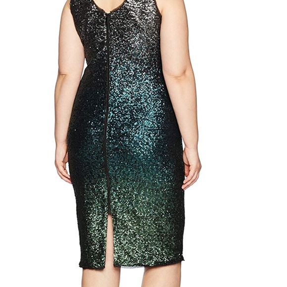 NWT Rachel Rachel Roy Sequined Ombré Dress - Picture 7 of 7